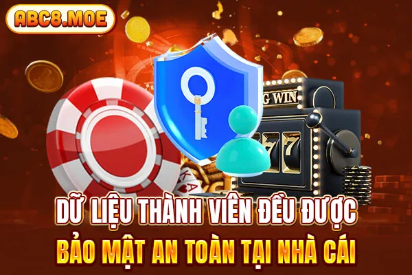 Dữ liệu thành viên đều được bảo mật an toàn tại nhà cái 