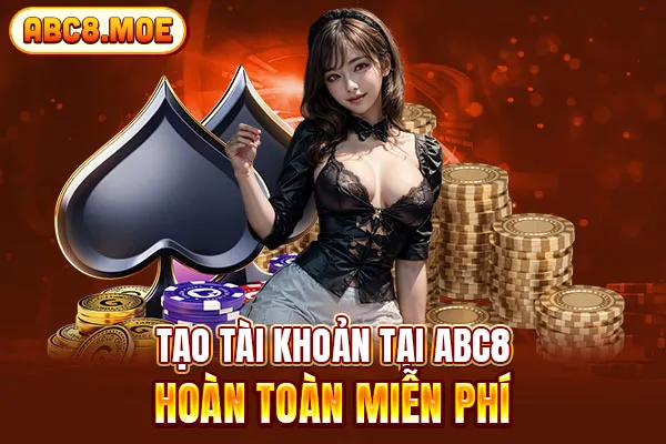 Tạo tài khoản tại ABC8 hoàn toàn miễn phí